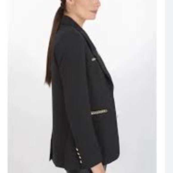 Generation Love Rochelle Chain Blazer Black Gold Button‎ Detail – NWT Size XS - Picture 3 of 15